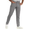 Pantalon De Cuisine Pied De Poule Noir Et Blanc, Coupe Slim -Travail Professionnels Vêtements Magasin pantalon de cuisine pied de poule noir et blanc coupe slim