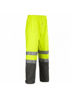 Pantalon De Pluie Haute Visibilité Jaune Fluo Griffis North Ways -Travail Professionnels Vêtements Magasin pantalon de pluie haute visibilite jaune fluo griffis north ways 3