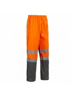 Pantalon De Pluie Haute Visibilité Orange Fluo Griffis North Ways -Travail Professionnels Vêtements Magasin pantalon de pluie haute visibilite orange fluo griffis north ways 4