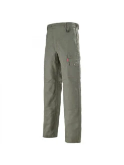 Pantalon De Travail Avec Ceinture Reglagble Kaki A. Lafont