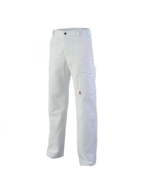 Pantalon De Travail Blanc Azurite 3 Pantalon De Travail Blanc Azurite
