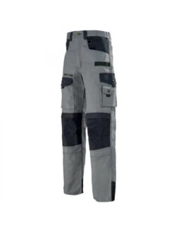 Pantalon De Travail Gris Et Noir Work Attitude 300