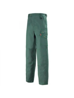 Pantalon De Travail Homme Avec Ceinture Reglagble Vert Fonce