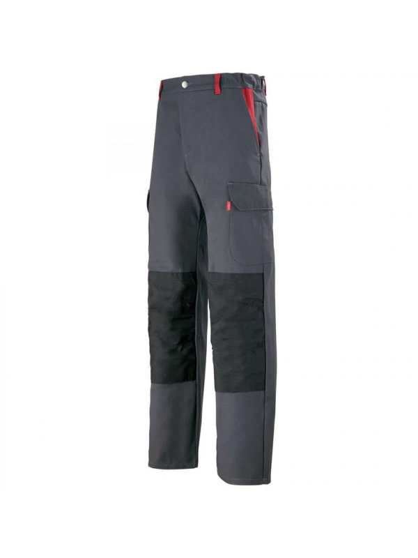 Pantalon De Travail Homme Charbon Et Rouge 3 Pantalon De Travail Homme Charbon Et Rouge