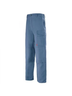 Pantalon De Travail Homme Multipoches Bleu Petrole