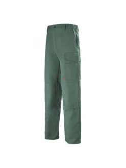 Pantalon De Travail Homme Multipoches Vert Fonce