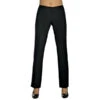 Pantalon Femme Noir Coupe Droite