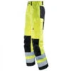 Pantalon Hivi Homme Jaune Fluo Noir Star -Travail Professionnels Vêtements Magasin pantalon haute visibilite homme jaune hivi et noir star