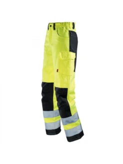 Pantalon Hivi Homme Jaune Fluo Noir Star
