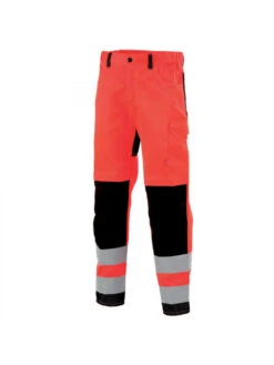 Pantalon Hivi Homme Rouge Fluo Noir Star