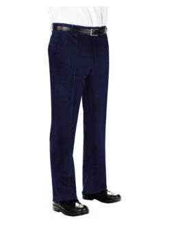 Pantalon Homme 100% Laine Bleu -Travail Professionnels Vêtements Magasin pantalon homme 100 laine bleu 1