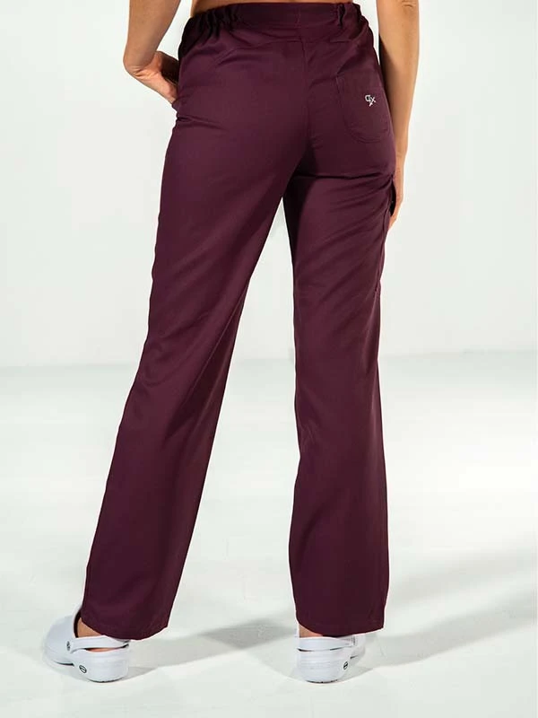 Pantalon Médical Femme Prune Juliette 6 Pantalon Médical Femme Prune Juliette – Image 4