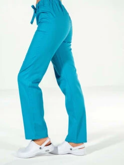 Pantalon Médical Femme Turquoise Juliette -Travail Professionnels Vêtements Magasin pantalon medical femme turquoise juliette 2