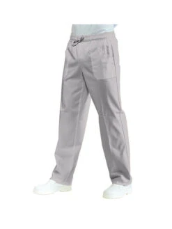 Pantalon Médical MixteTaille Elastique Gris
