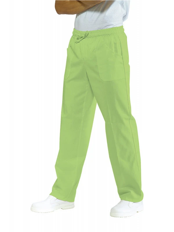 Pantalon Médical Mixte Taille Elastique Vert Pomme 4 Pantalon Médical Mixte Taille Elastique Vert Pomme – Image 2