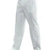 Pantalon Médical Mixte Blanc à Taille élastique -Travail Professionnels Vêtements Magasin pantalon medical mixte blanc a taille elastique