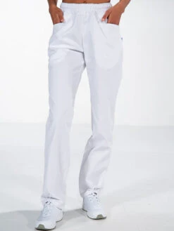 Pantalon Médical Mixte Blanc DALI 9 Pantalon Médical Mixte Blanc DALI -Travail Professionnels Vêtements Magasin pantalon medical mixte blanc dali 2