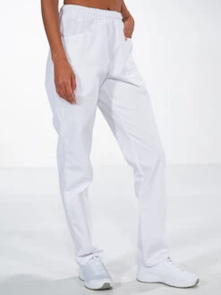 Pantalon Médical Mixte Blanc DALI 10 Pantalon Médical Mixte Blanc DALI -Travail Professionnels Vêtements Magasin pantalon medical mixte blanc dali 3