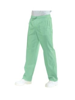 Pantalon Médical MixteTaille Elastique Vert Clair