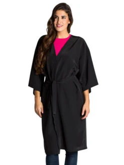 Peignoir Kimono De Coiffeur Noir