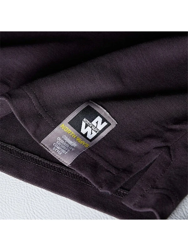 Polo De Travail Homme Carlson Gris Et Noir North Ways 5 Polo De Travail Homme Carlson Gris Et Noir North Ways – Image 3