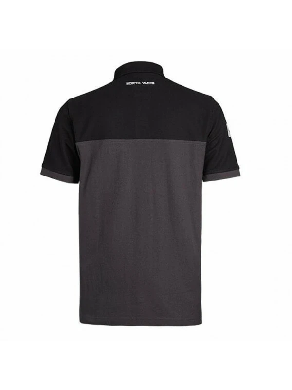 Polo De Travail Homme Carlson Gris Et Noir North Ways 6 Polo De Travail Homme Carlson Gris Et Noir North Ways – Image 4