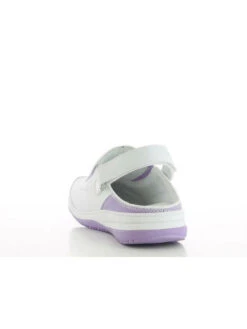 Sabot Hôpital Blanc Et Parme Pour Infirmière, Marque Oxypas 9 Sabot Hôpital Blanc Et Parme Pour Infirmière, Marque Oxypas -Travail Professionnels Vêtements Magasin sabot hopital blanc et parme pour infirmiere marque oxypas 2