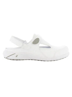 Sabot Hôpital En Cuir Avec Bride Réglable Oxypas Carly