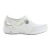 Sabot Médical En Cuir Blanc Lilia Oxypas -Travail Professionnels Vêtements Magasin sabot medical en cuir blanc lilia oxypas