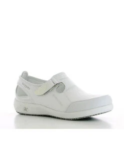 Sabot Médical En Cuir Blanc Lilia Oxypas 11 Sabot Médical En Cuir Blanc Lilia Oxypas -Travail Professionnels Vêtements Magasin sabot medical en cuir blanc lilia oxypas 4