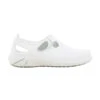 Sabot Médical En Cuir Blanc Oxypas Lina -Travail Professionnels Vêtements Magasin sabot medical en cuir blanc oxypas lina