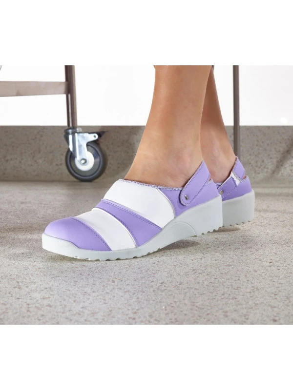 Sabot Medical Pour Infirmière Adele Parme Nordways 4 Sabot Medical Pour Infirmière Adele Parme Nordways – Image 2