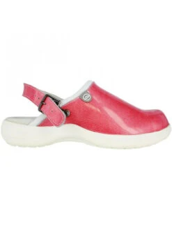 Sabot Souple De Travail Femme Maeva Rouge Nordways -Travail Professionnels Vêtements Magasin sabot souple de travail femme maeva rouge nordways 1 4