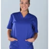 Casaque Bleu Manches Courtes Chad -Travail Professionnels Vêtements Magasin scrub royal blue 1