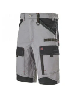 Short De Travail Gris Et Noir Lafont