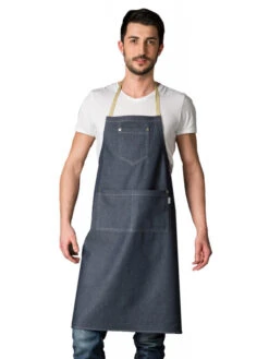 Tablier A Bavette En Jeans