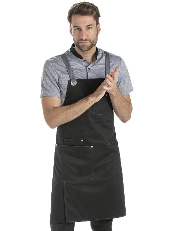 Tablier à Bavette Mixte à Poches 3 Tablier à Bavette Mixte à Poches