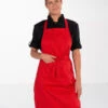 Tablier Bavette De Service Mixte Rouge ANDREA