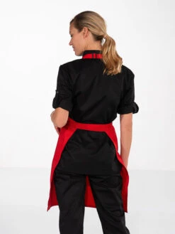 Tablier Bavette De Service Mixte Rouge ANDREA 9 Tablier Bavette De Service Mixte Rouge ANDREA -Travail Professionnels Vêtements Magasin tablier bavette de service mixte rouge andrea 2