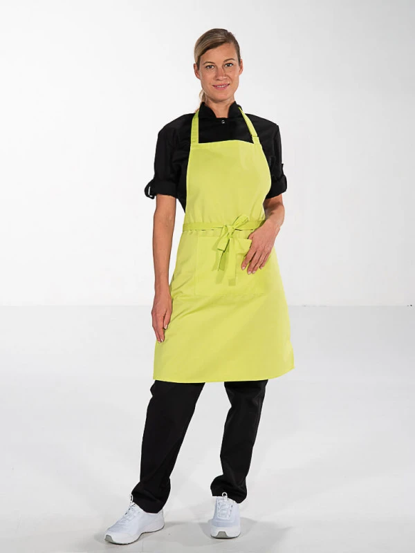 Tablier Bavette De Service Mixte Vert Pistache ANDREA 4 Tablier Bavette De Service Mixte Vert Pistache ANDREA – Image 2