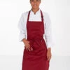 Tablier Bavette Sommelier Bordeaux Mixte ANDREA -Travail Professionnels Vêtements Magasin tablier bavette sommelier bordeaux mixte andrea