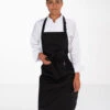 Tablier Bavette Sommelier Mixte Noir ANDREA -Travail Professionnels Vêtements Magasin tablier bavette sommelier mixte noir andrea