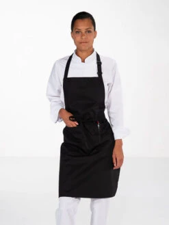 Tablier Bavette Sommelier Mixte Noir ANDREA