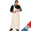 Tablier De Boucher Parisien Blanc 100% Coton