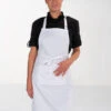Tablier De Service Blanc Mixte ANDREA -Travail Professionnels Vêtements Magasin tablier de service blanc mixte andrea