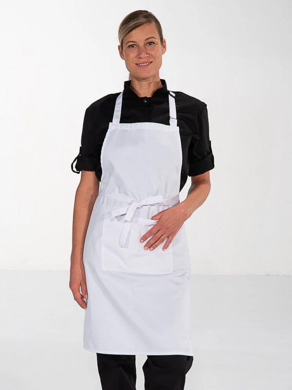 Tablier De Service Blanc Mixte ANDREA 3 Tablier De Service Blanc Mixte ANDREA