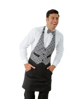 Tablier Garçon De Café Garçon Tartan 412