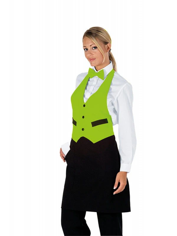 Tablier Garçon De Café Garçon Vert Pomme Noir 4 Tablier Garçon De Café Garçon Vert Pomme Noir – Image 2
