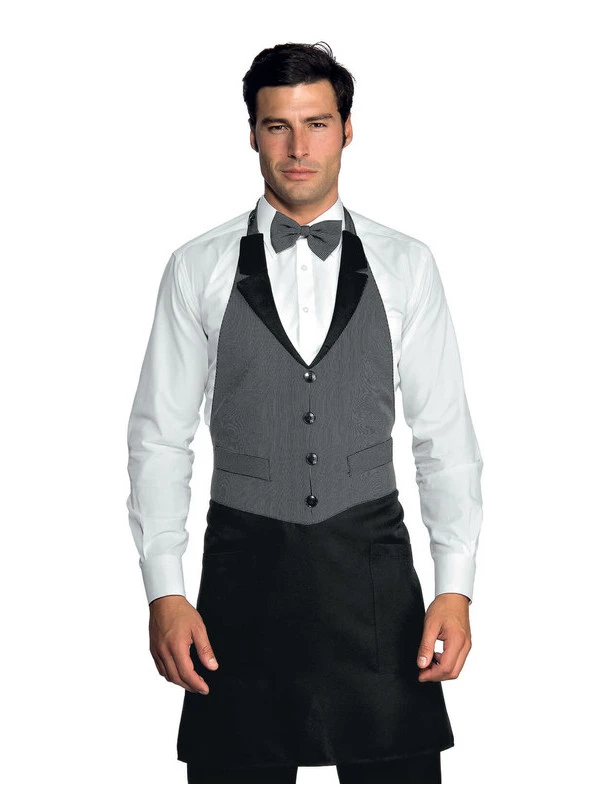 Tablier Garçon De Café Victor Fines Rayéres Noir 3 Tablier Garçon De Café Victor Fines Rayéres Noir