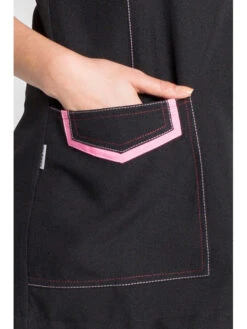 Tablier Jumper Dress Noir Et Rose -Travail Professionnels Vêtements Magasin tablier jumper dress noir et rose 1